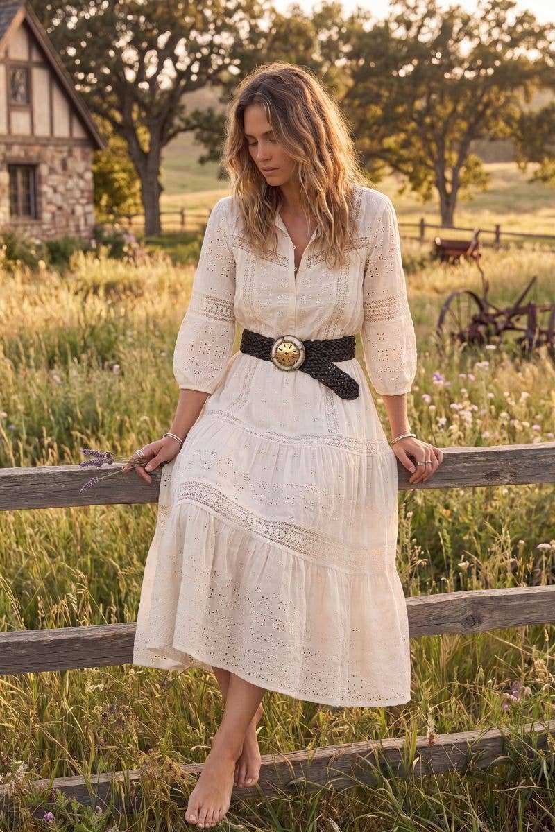 Lulu Natura BLACK LEATHER BELT IMPE WIDE v