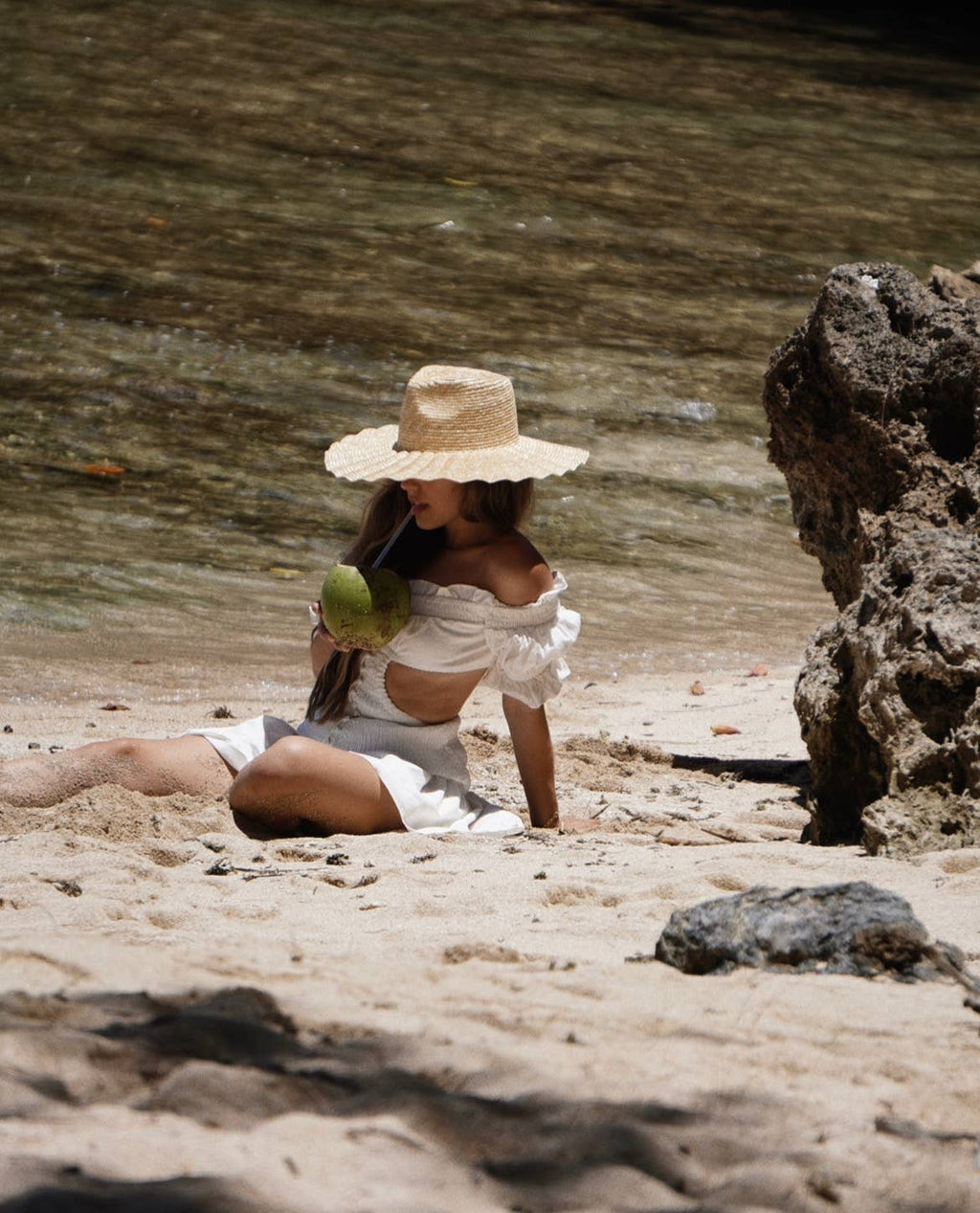 AUGUSTINE Nalu - Wide brim straw hat