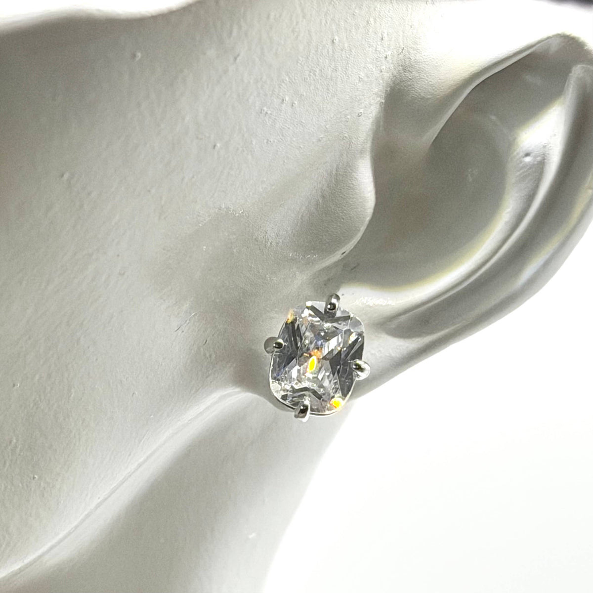 VB & Co CZ crystal stud earrings