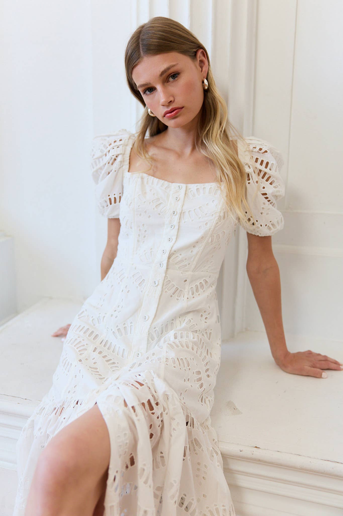 Eyelet Dress - RD1041