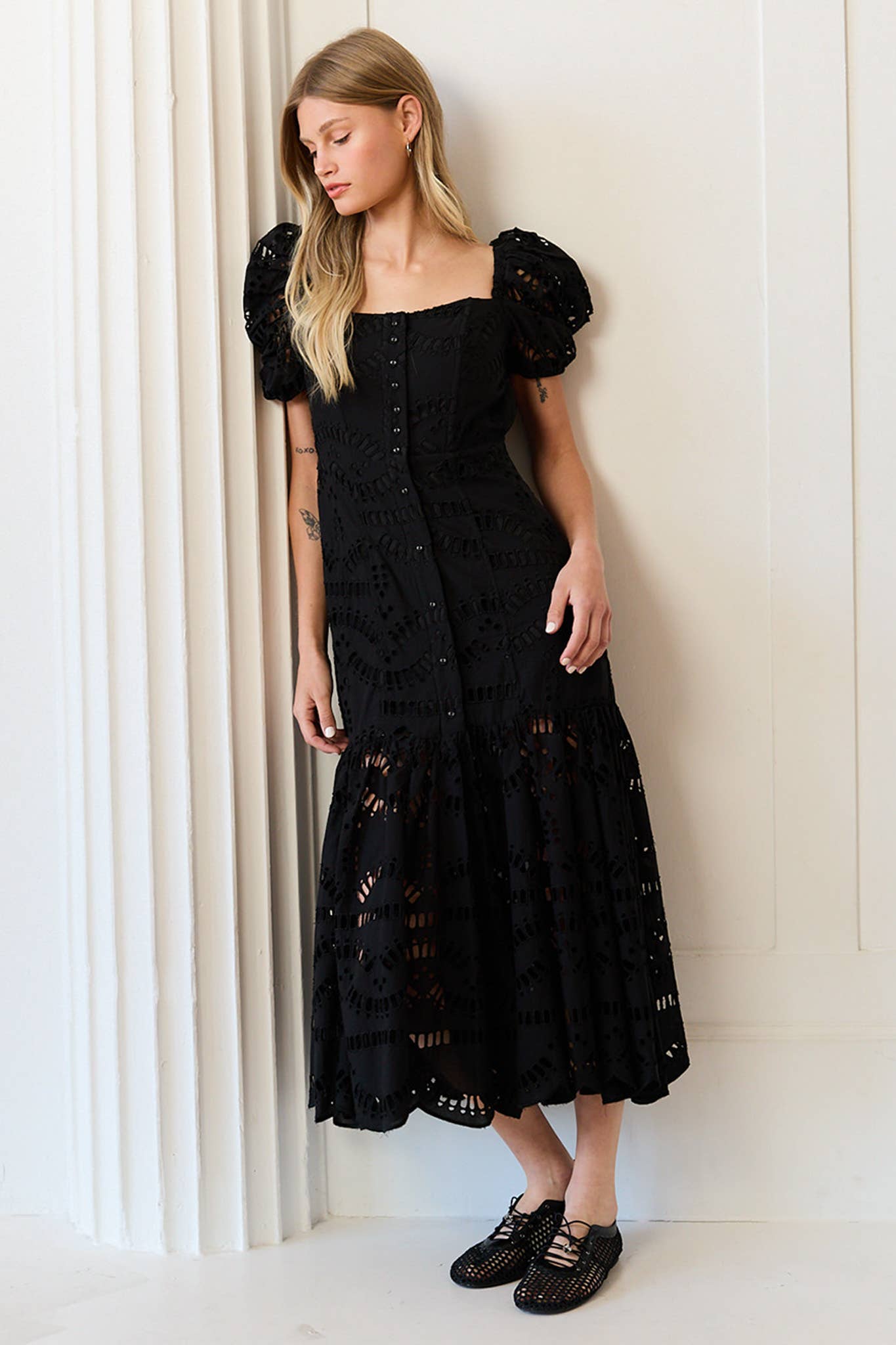 Eyelet Dress - RD1041